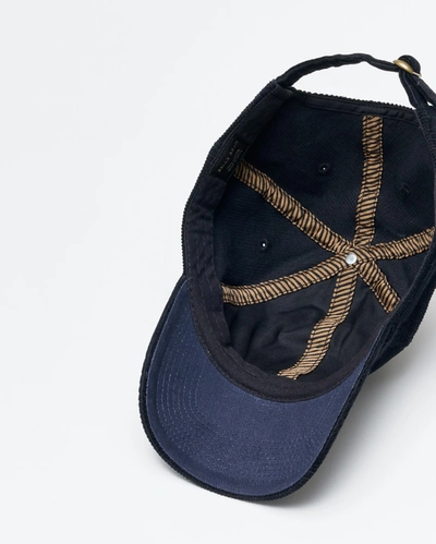 Reid Pelican Cord Cap In Black