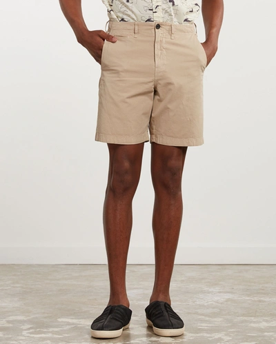 Shop Billy Reid, Inc Pima Cotton Chino Short In Khaki