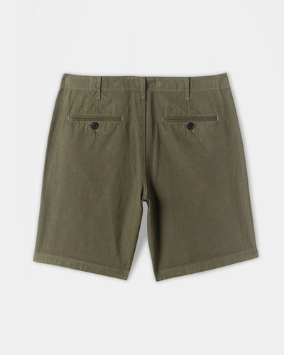 Reid Pima Cotton Chino Short In Beach Blue