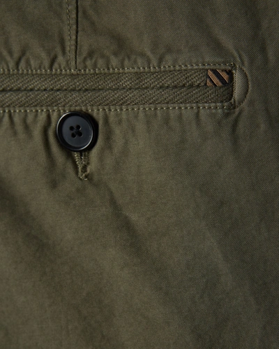 Reid Pima Cotton Chino Short In Beach Blue