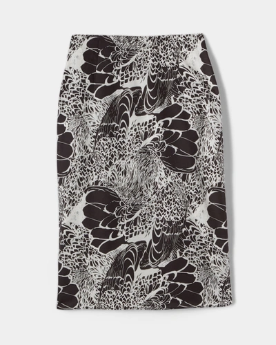 Shop Billy Reid, Inc Roost Silk Skirt In Natural/black