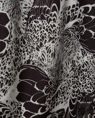 Billy Reid, Inc Roost Silk Skirt In Natural/black