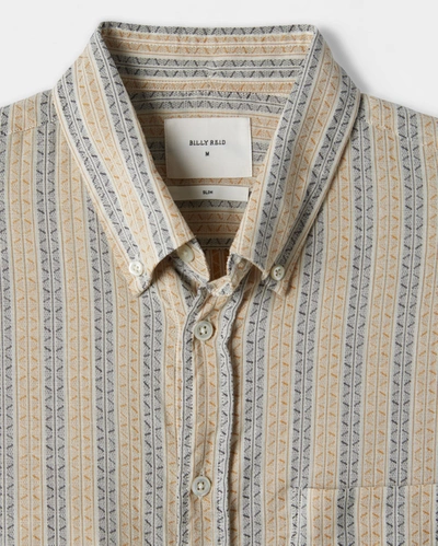 Reid S/s Kirby Shirt In Gold/blue