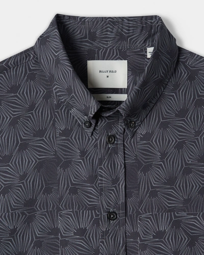 Reid S/s Murphy Shirt In Dark Grey