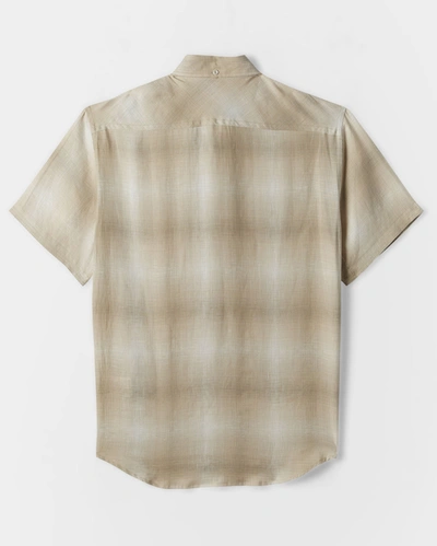 Reid S/s Murphy Shirt In Tinted Stone W/ Whisker