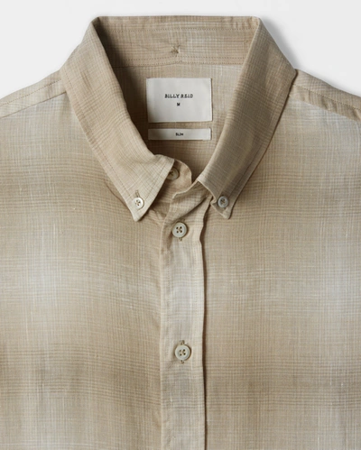 Shop Reid S/s Murphy Shirt In Tinted Stone W/ Whisker