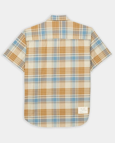 Billy Reid, Inc S/s Scout Shirt In Natural