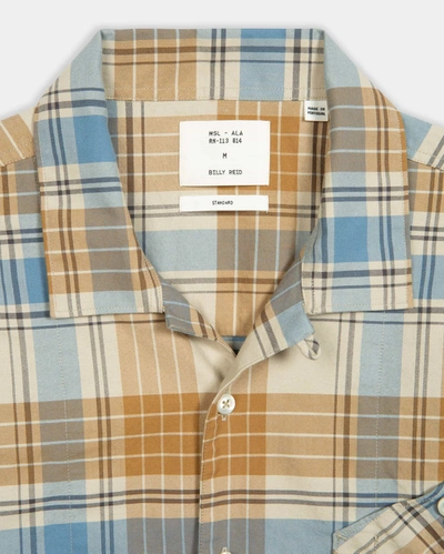 Billy Reid, Inc S/s Scout Shirt In Natural