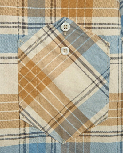 Billy Reid, Inc S/s Scout Shirt In Natural