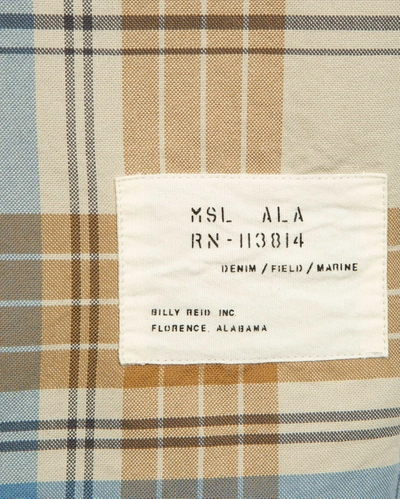 Billy Reid, Inc S/s Scout Shirt In Natural