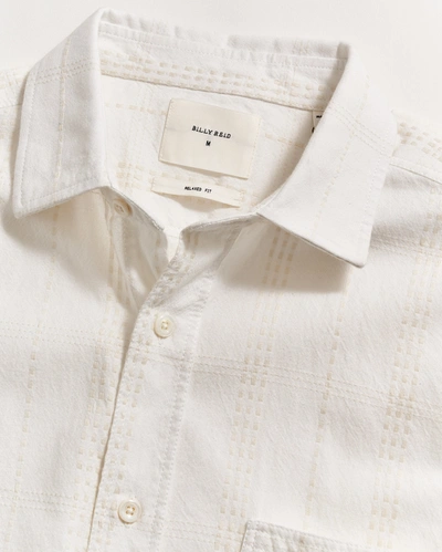 Reid S/s Treme Block Shirt In White/natural