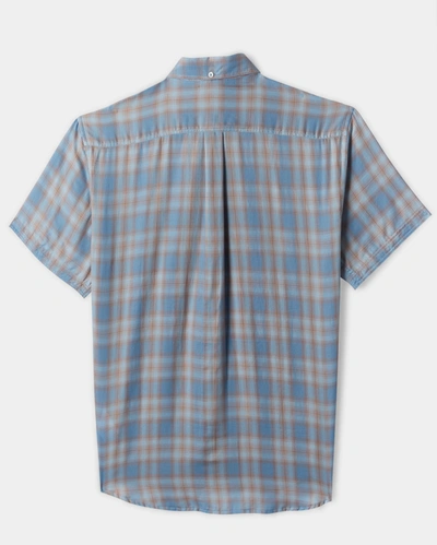 Shop Reid S/s Tuscumbia Shirt In Sky Blue
