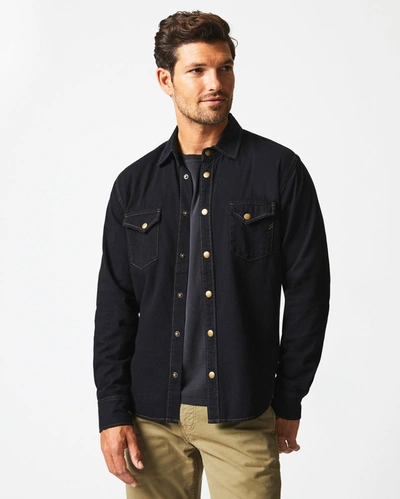 Shop Billy Reid, Inc Shoals Denim Shirt In Black