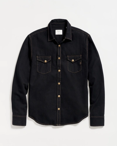 Shop Billy Reid, Inc Shoals Denim Shirt In Black