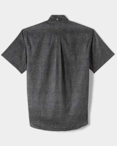 Billy Reid, Inc Short Sleeve Pines Shirt In Black