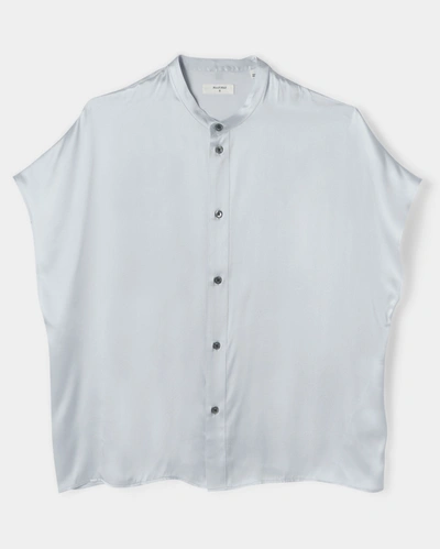 Reid Silk Kelso Top In Beach Blue