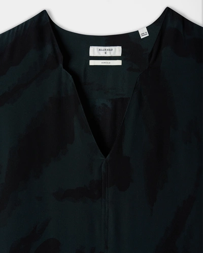 Reid Silk Maxi Dress In Darkest Spruce