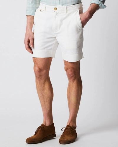 Reid Slub Cotton Short In Tinted White