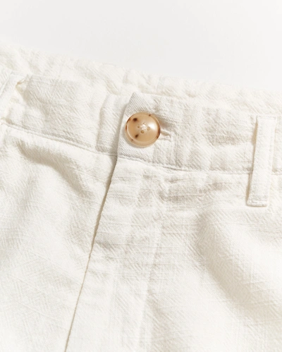 Reid Slub Cotton Short In Tinted White