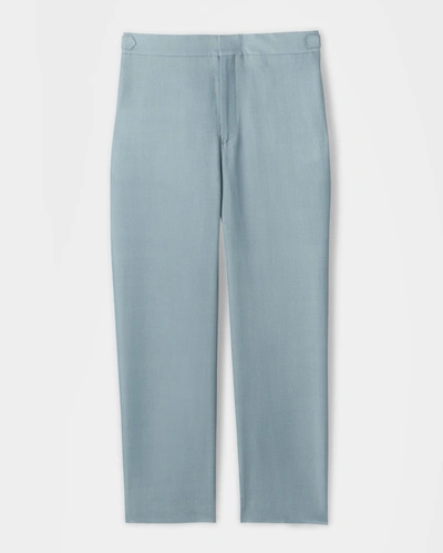 Shop Reid Tapered Trouser In Light Blue