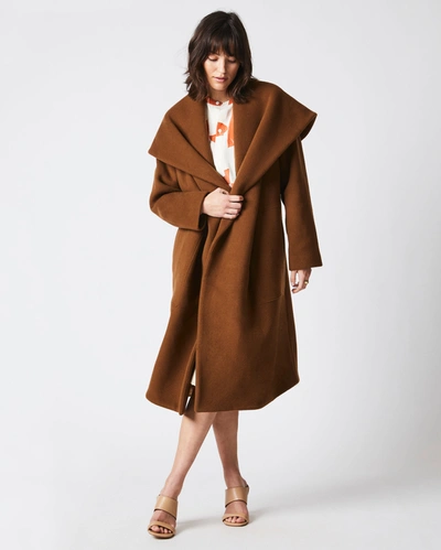 Shop Reid The Blanket Coat In Brown