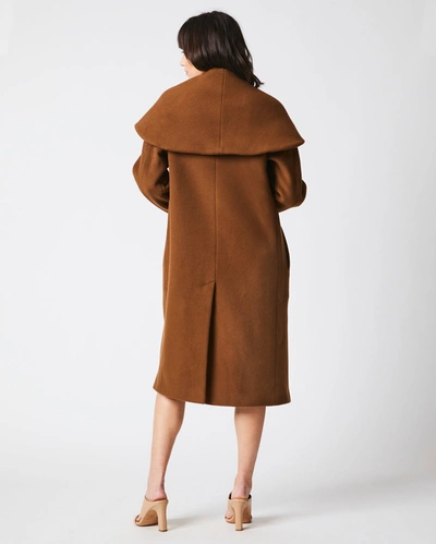 Reid The Blanket Coat In Brown