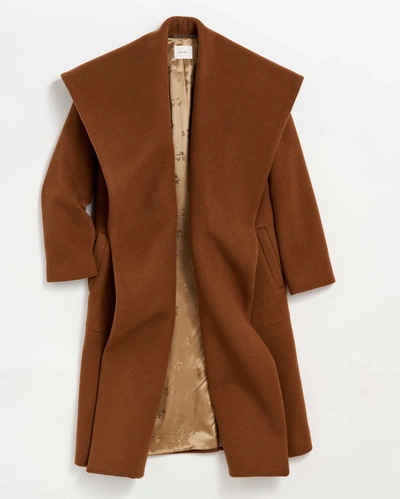 Shop Reid The Blanket Coat In Brown