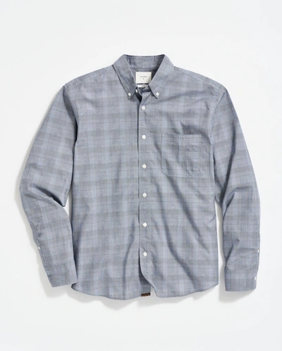 Shop Billy Reid Tonal Grid Plaid Tuscumbia Shirt Bd In Grey
