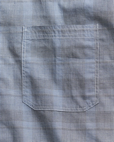 Billy Reid Tonal Grid Plaid Tuscumbia Shirt Bd In Grey