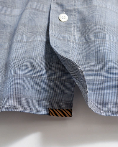 Billy Reid Tonal Grid Plaid Tuscumbia Shirt Bd In Grey