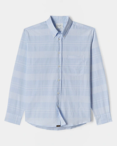 Shop Reid Tuscumbia Shirt In Light Blue