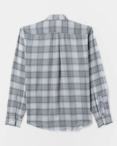 Shop Reid Tuscumbia Shirt In Grey/white