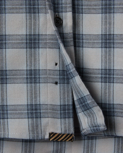 Shop Reid Tuscumbia Shirt In Navy/grey