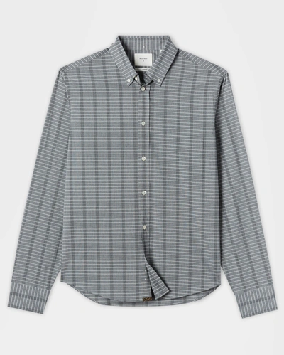 Reid Tuscumbia Shirt In Grey/white