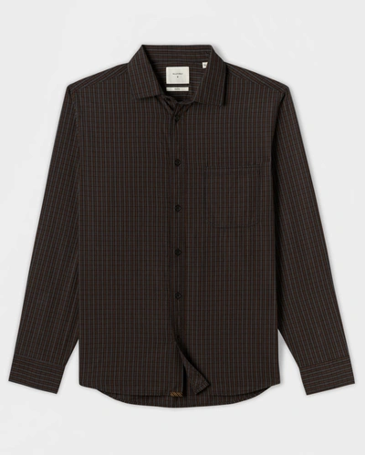 Shop Reid Tuscumbia Shirt In Meteorite/pewter/monk's Robe