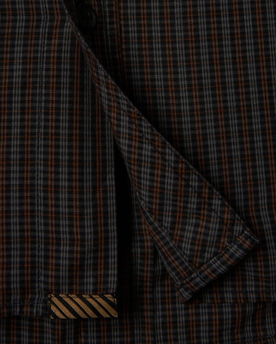 Reid Tuscumbia Shirt In Meteorite/pewter/monk's Robe