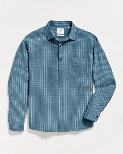 Shop Reid Tuscumbia Shirt In Coastal Blue/denim Blue