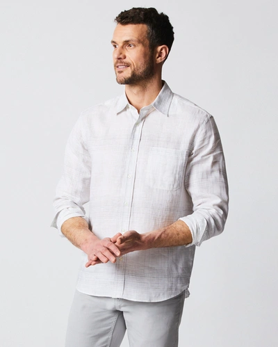 Shop Reid Tuscumbia Shirt In White/grey