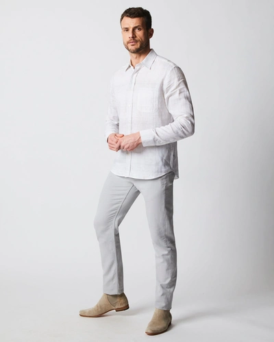 Shop Reid Tuscumbia Shirt In White/grey