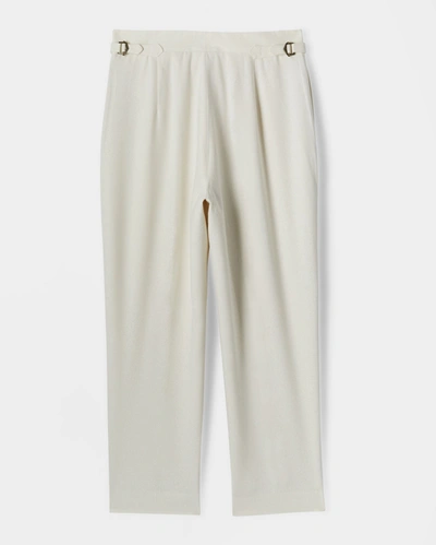 Shop Reid Tuxedo Pant In Cream