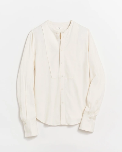 Shop Reid Tuxedo Shirt In Tinted White