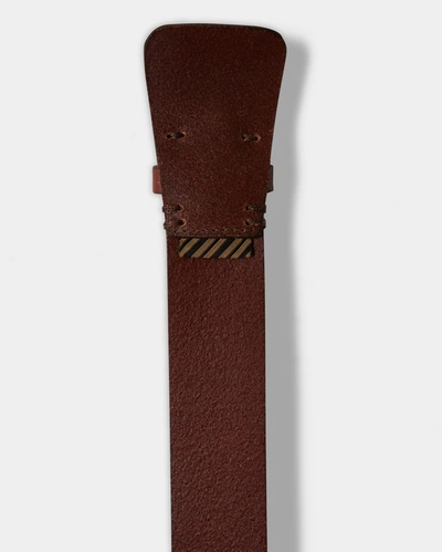 Shop Billy Reid, Inc Uniform Leather Belt In Cognac