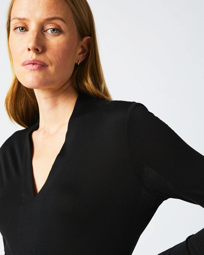 Reid V Neck Knit In Black