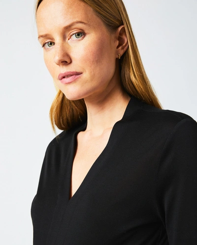 Reid V Neck Knit In Black