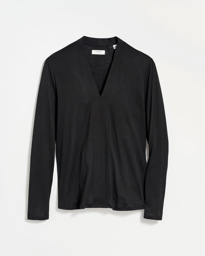 Reid V Neck Knit In Black