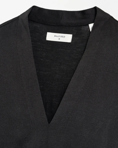 Reid V Neck Knit In Black