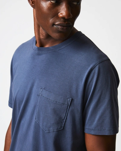 Reid Washed Tee In Navy