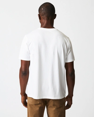 Reid Washed Tee In White