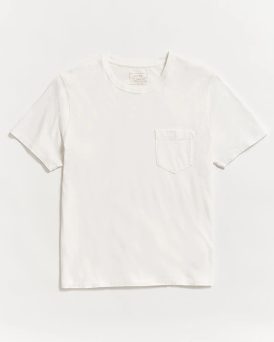 Reid Washed Tee In White