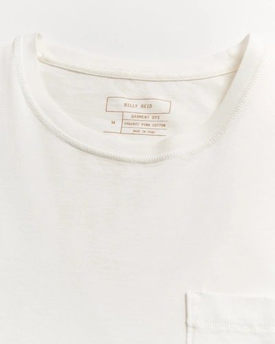 Reid Washed Tee In White